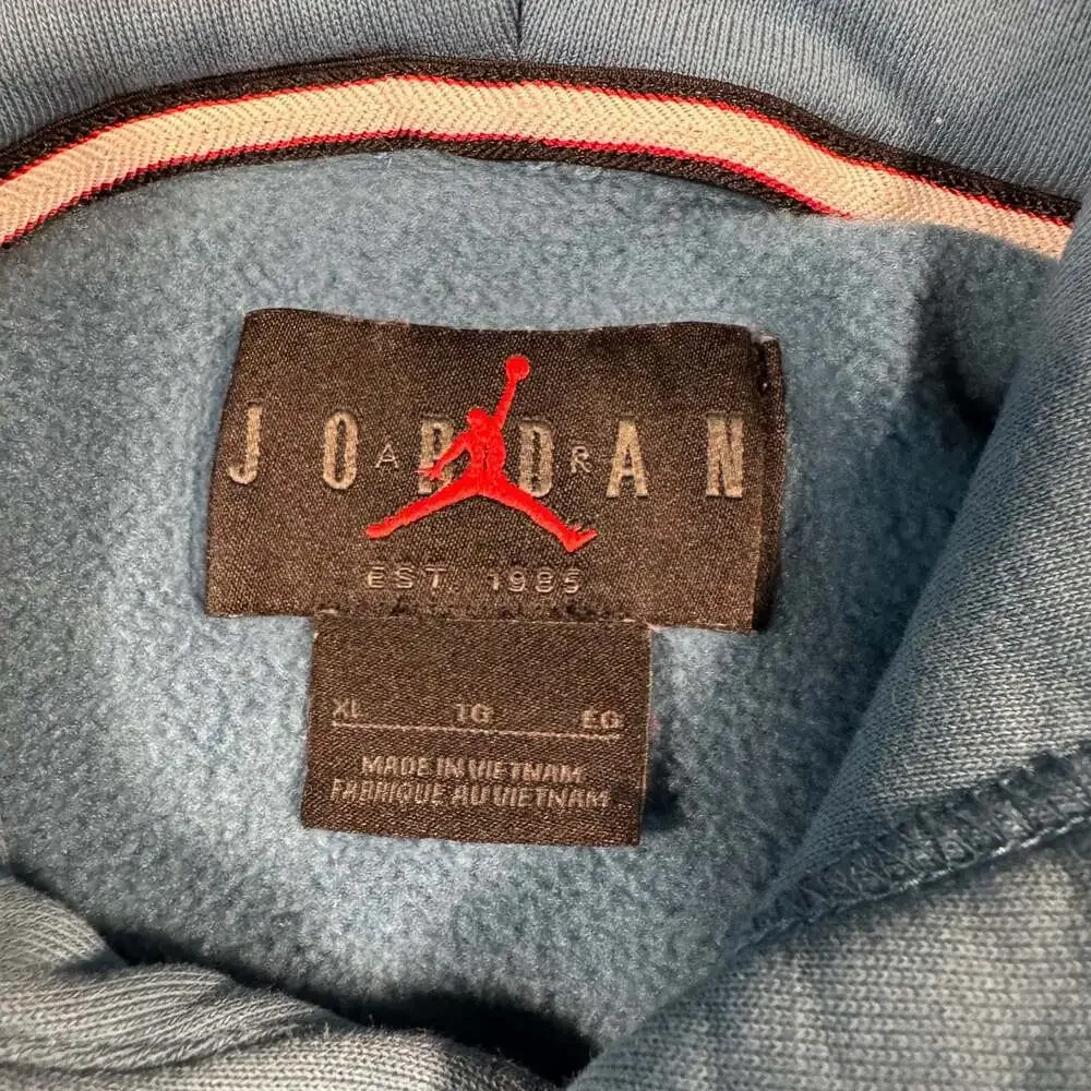Jordan Essentials Fleece Hoodie Rift Blue Men’s XL Jumpman